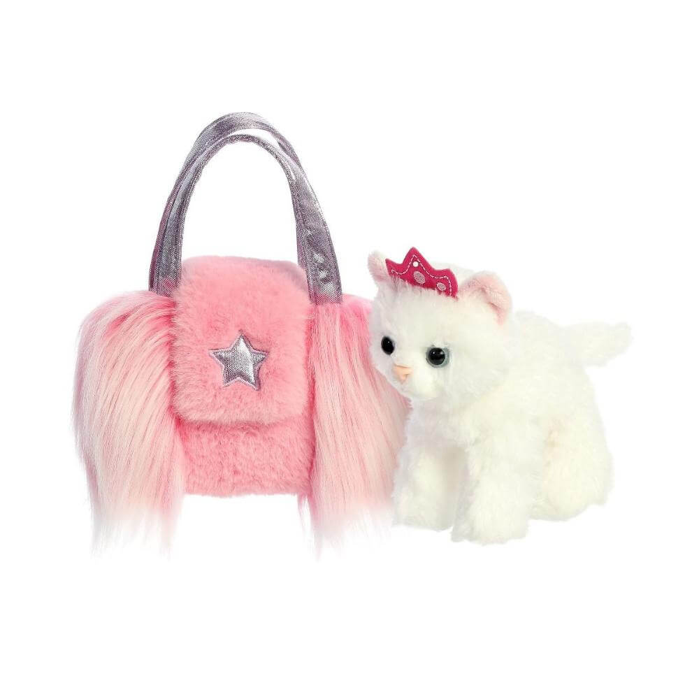 Fancy Pal - Toy Pet Carrier - Cat Frill Bag Pink W Star