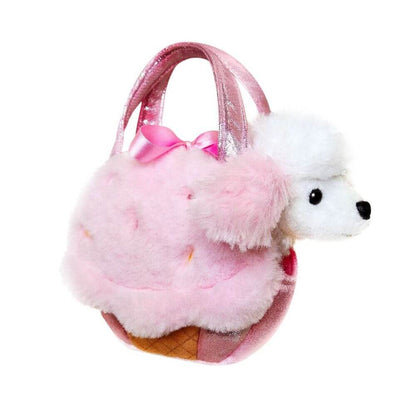 Fancy Pals - Pet Toy Carrier - Ice Cream Cone Poodle