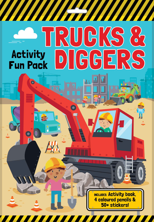 Trucks and Diggers Activity Fun Pack