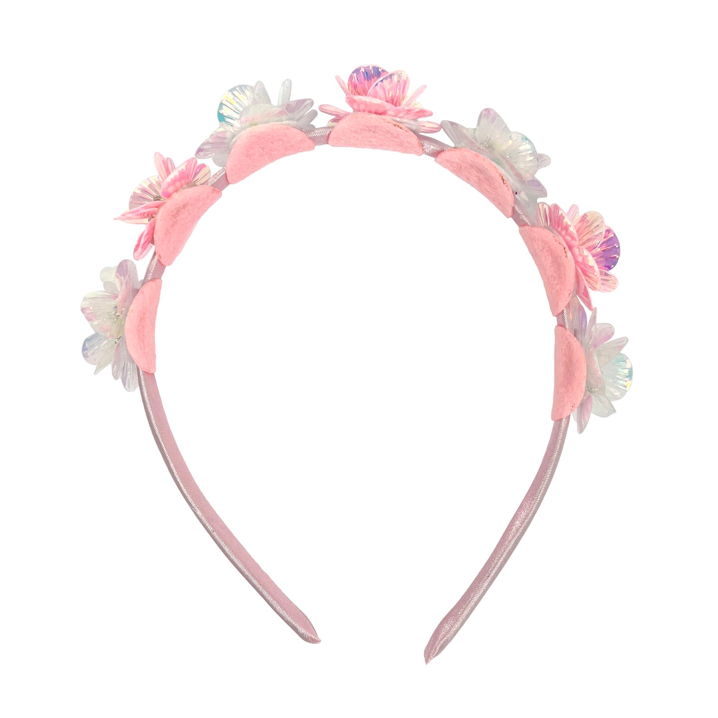 Pink Poppy - Mermaid Flower Headband