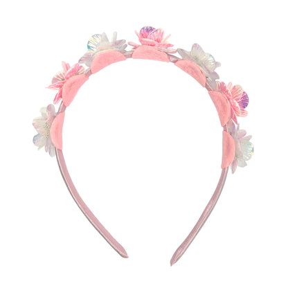 Pink Poppy - Mermaid Flower Headband