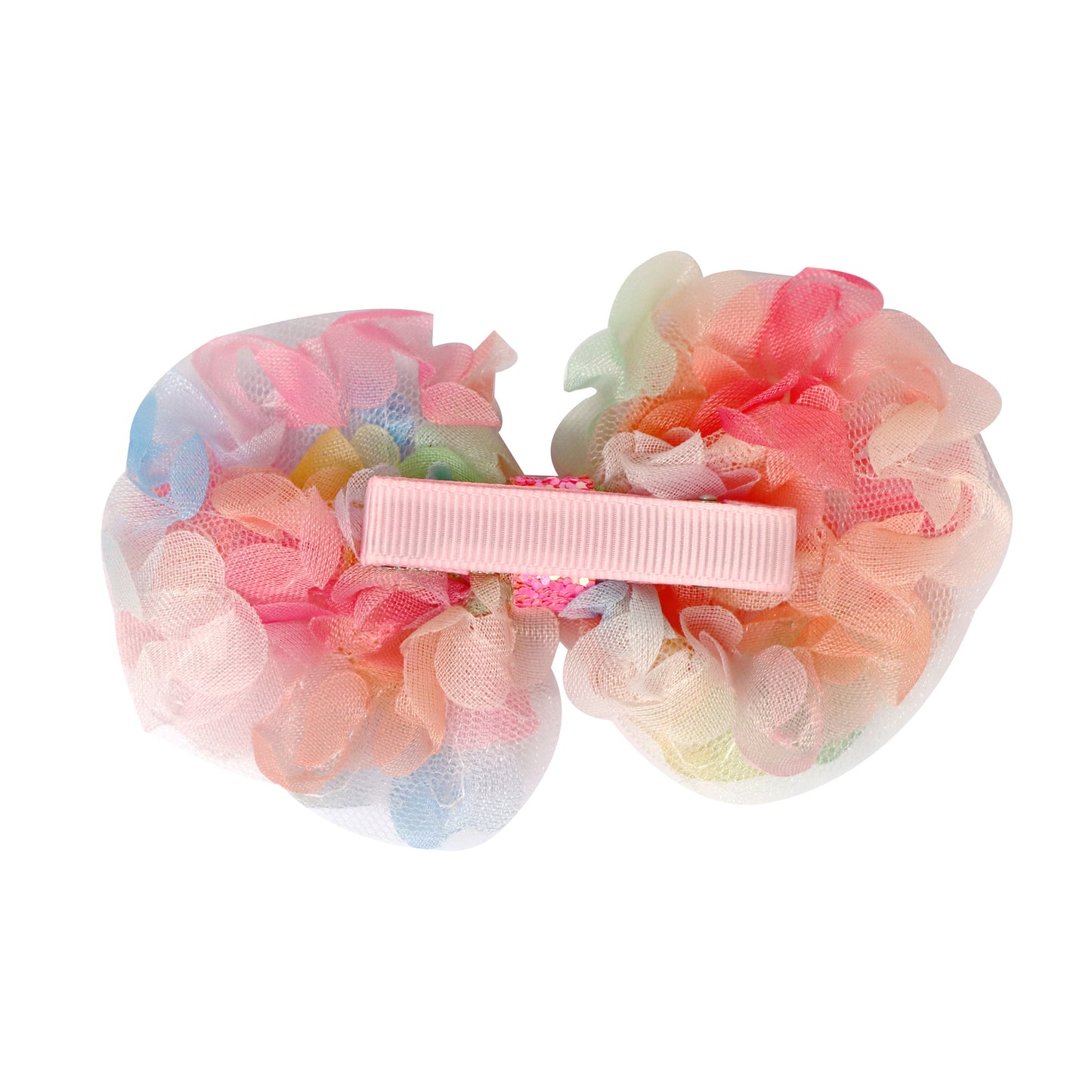 Pink Poppy Fairy Butterfly Friends Bow Hair Clip