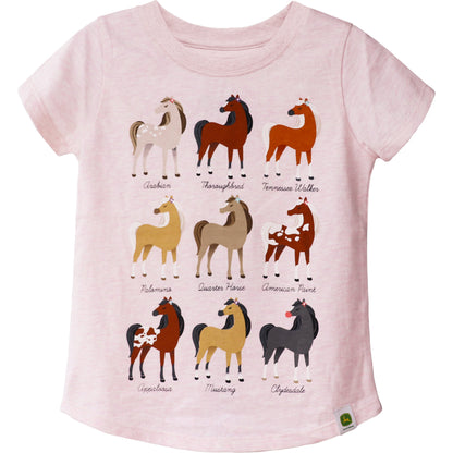 John Deere Tee Horse Breeds