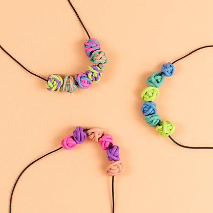 Tiger Tribe - Jewellery Design Kit - Twisty Beads Necklace