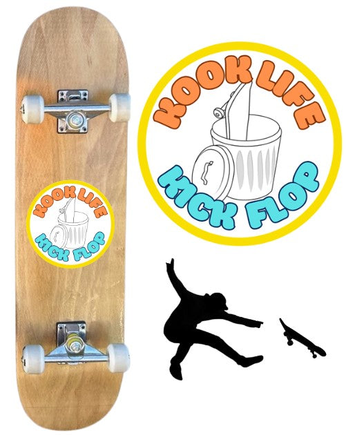 Kook Life Kick Flop Skateboard