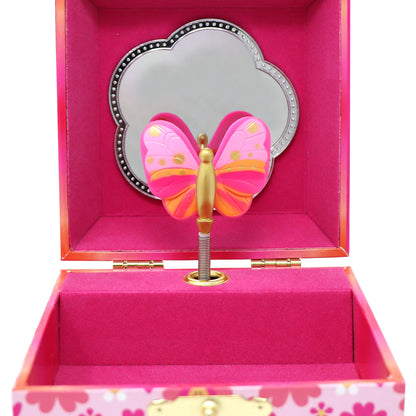 Pink Poppy - Vibrant Vacation Small Musical Jewellery Box