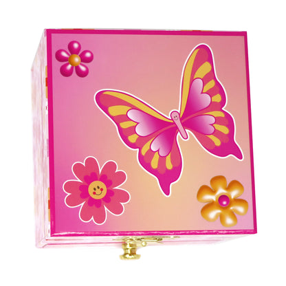 Pink Poppy - Vibrant Vacation Small Musical Jewellery Box