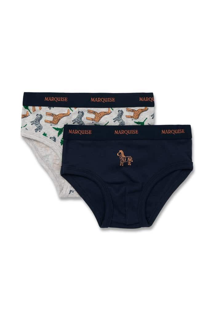 Marquise- Boys 2Pk Undies Safari