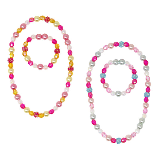 Pink Poppy - Butterfly Friends Necklace / Bracelet Set