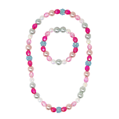 Pink Poppy - Butterfly Friends Necklace / Bracelet Set