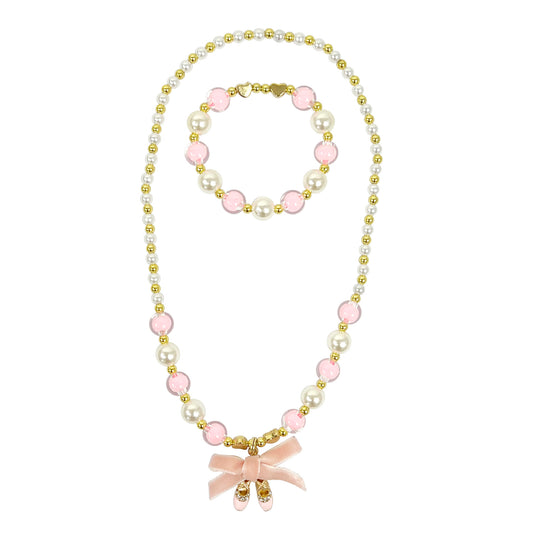 Pink Poppy - Ballerina Necklace & Bracelet Set