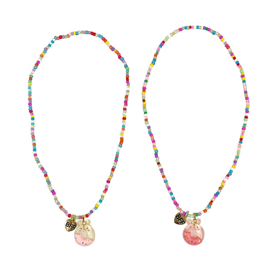 Pink Poppy - BFF Donut Necklace Set