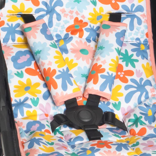 All4Ella Harness Covers & Pram Pegs- Bright Floral