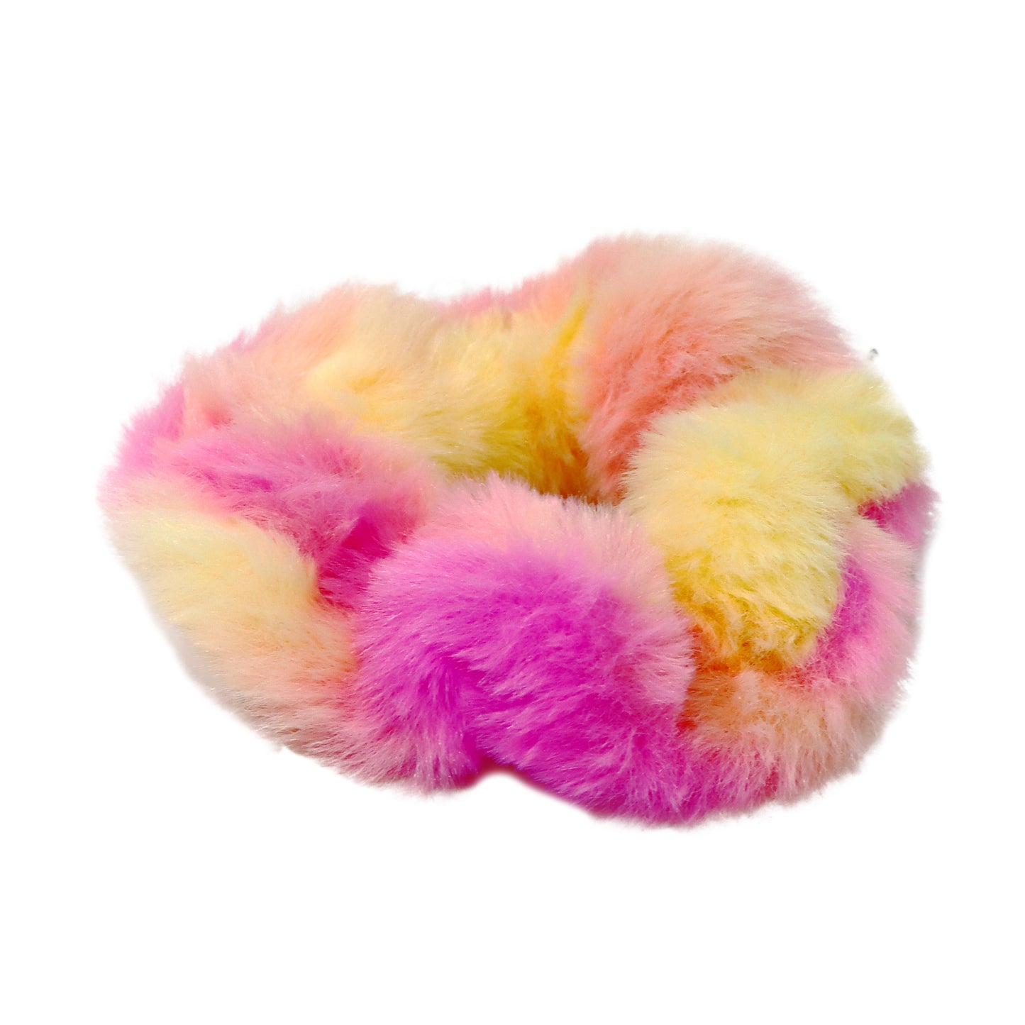 Pink Poppy - Fluffy Scrunchie