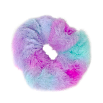 Pink Poppy - Fluffy Scrunchie