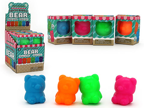 GUMMY STICKY SQUEEZY BEAR - 8cm