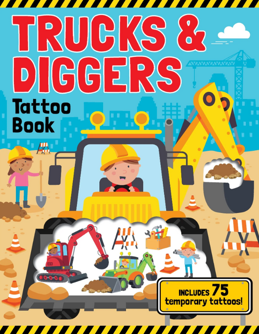 trucks and diggers tattoo book