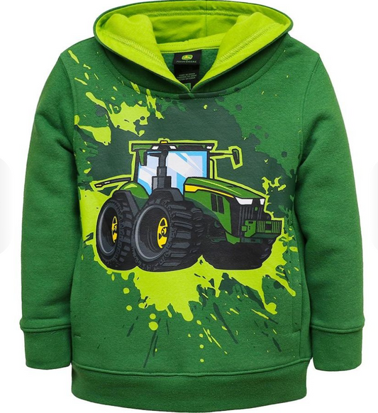 John Deere - Splash Tractor Fleece Hoodie (Green)