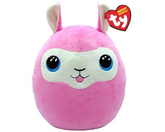 TY LANA pink Llama Squish 25cm