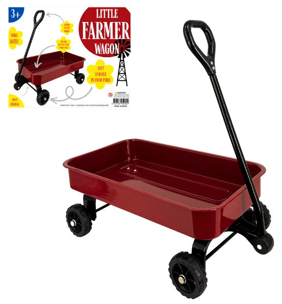 Red Farmers Wagon