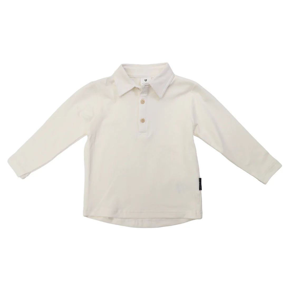 Korango Classic Long Sleeve Rugby Top White Baby