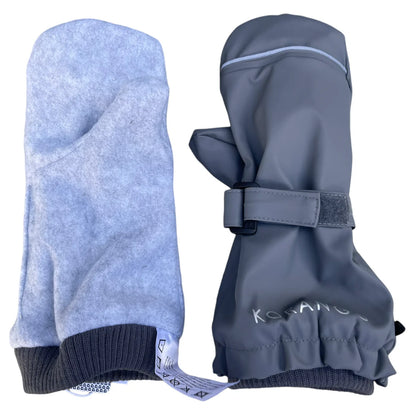 Korango - Polar Fleece Lined Waterproof Mittens with Adjustable Fastener