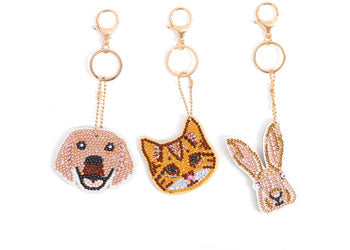 CrystalArt - Perfect Pets Keyring Kit