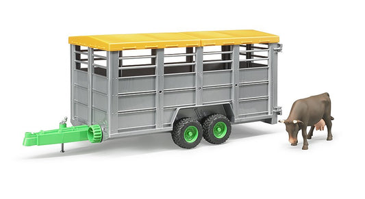 Bruder - Livestock Trailer with 1 Cow