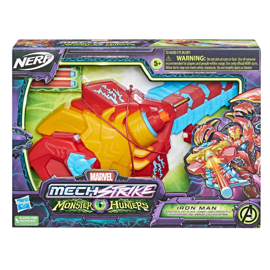 Nerf Marvel Monster Hunters Iron Man Monster Blast Blade