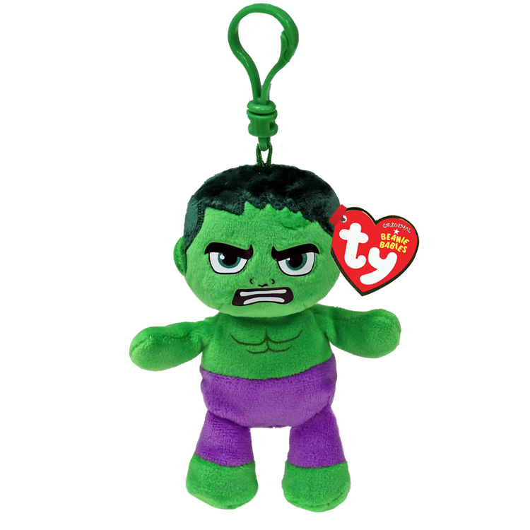 TY Marvel HULK soft Clip