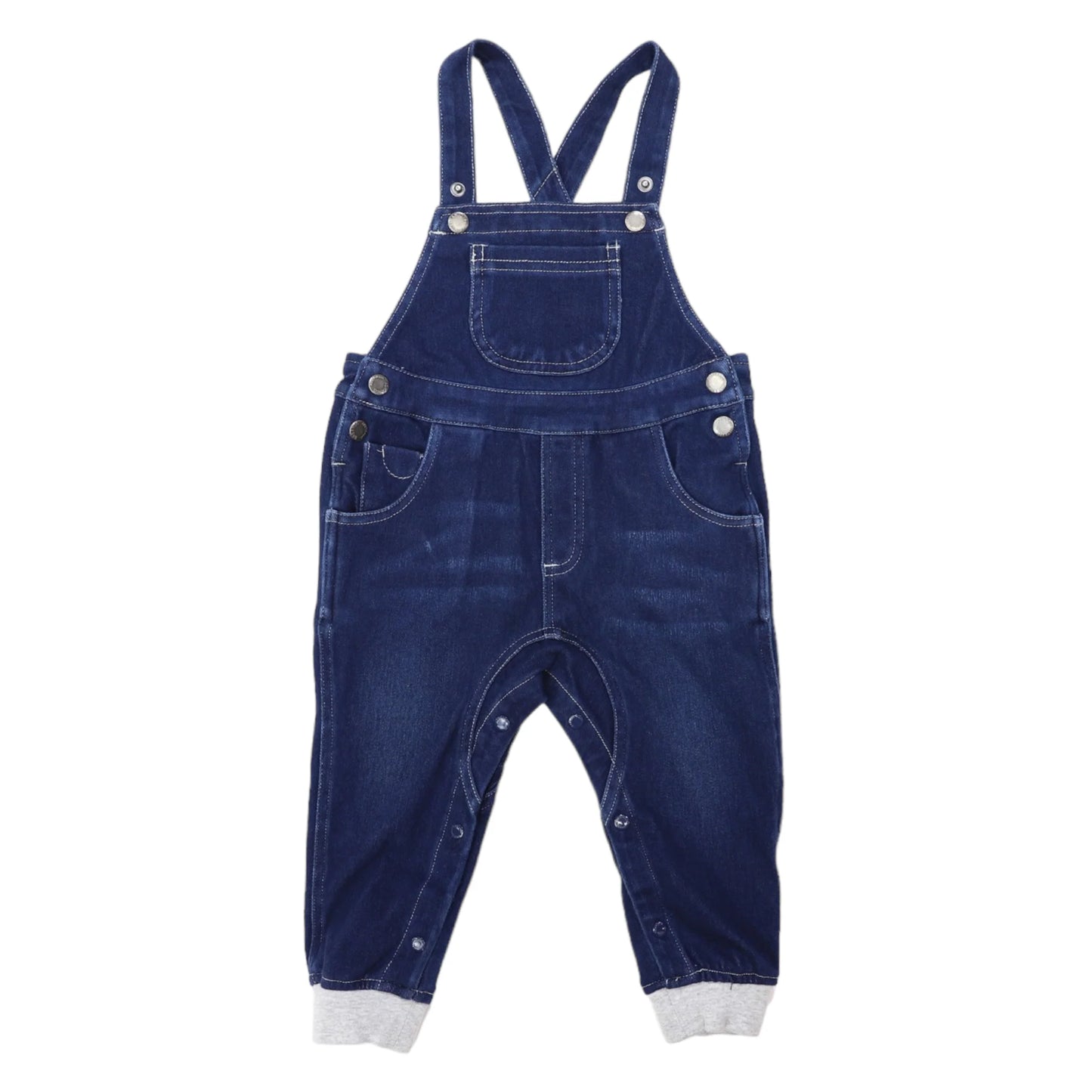 Korango Stretch Denim Overall Pigment Wash