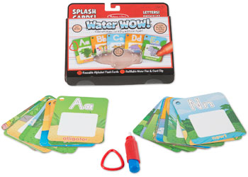 M&D - On The Go - Water WOW! Splash Cards - Letters, Animals