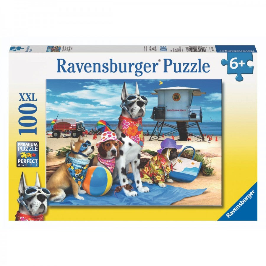 Ravensburger - No Dogs On Beach 100pc XXL  RB 10 526 7