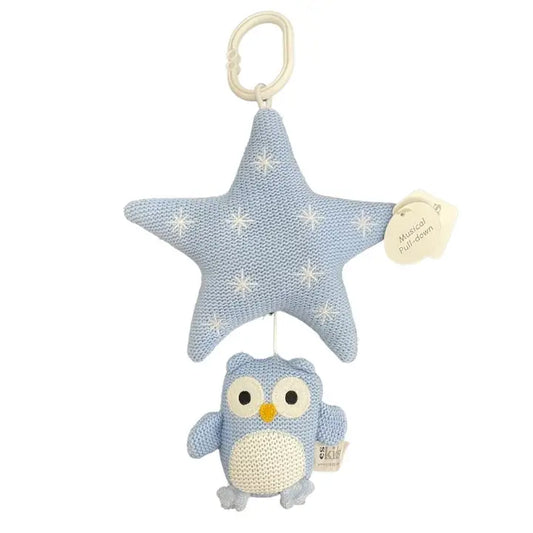 Musical Owl - Grey - 18cm