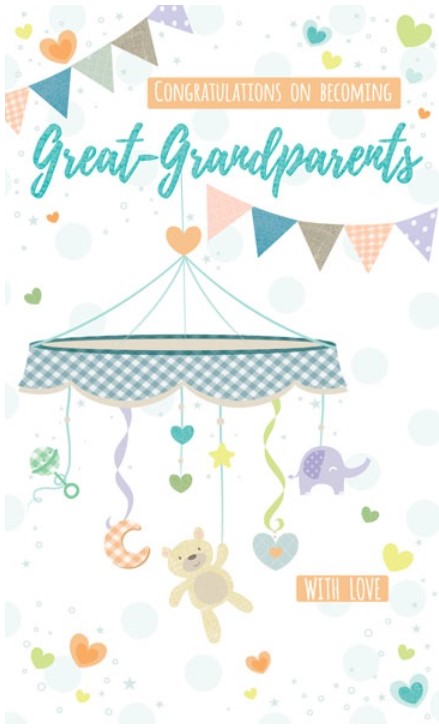 Congratulations Great-Grandparents Card