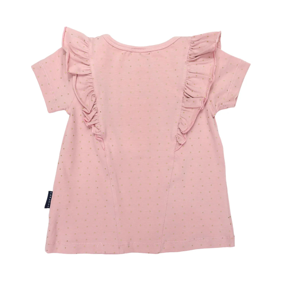 Korango - Spot of Gold Frill Top Pink