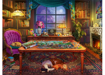 Ravensburger- Puzzler's Place 750pc LF