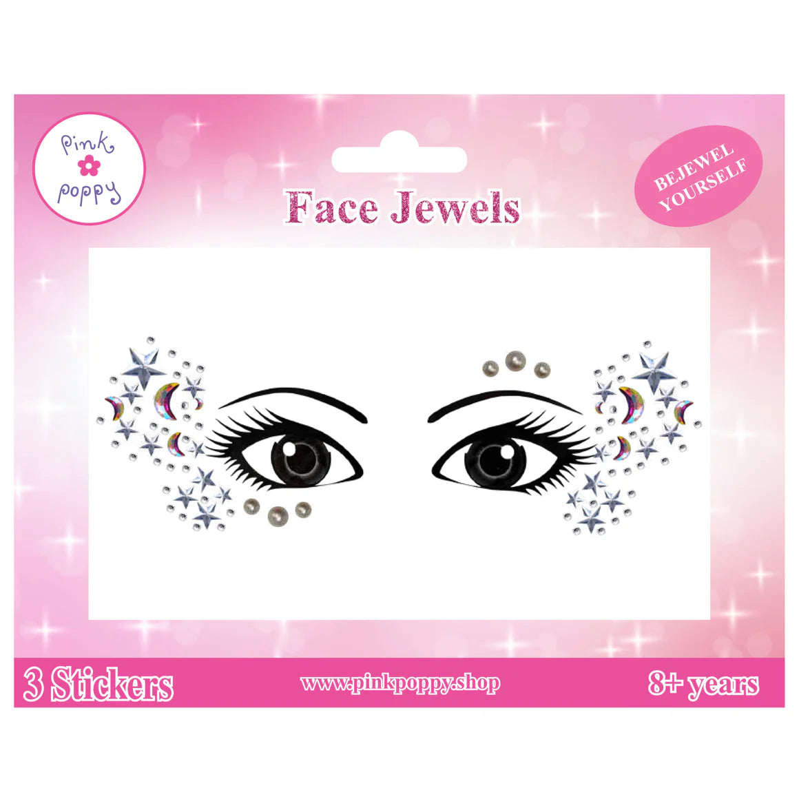 Pink Poppy - Romantics Midnights Face Jewels