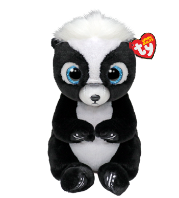 TY Beanie Bellies - Rukus the Black and White Skunk Regular