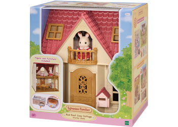 Sylvanian - Red Roof Cosy Cottage Starter Home