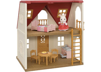 Sylvanian - Red Roof Cosy Cottage Starter Home