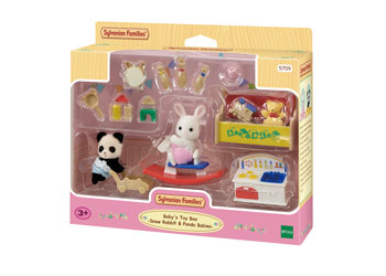 SF - Baby's Toy Box Snow Rabbit & Panda Babies