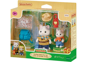 SF - Exciting Exploration Set -Latte Cat Brother & Baby