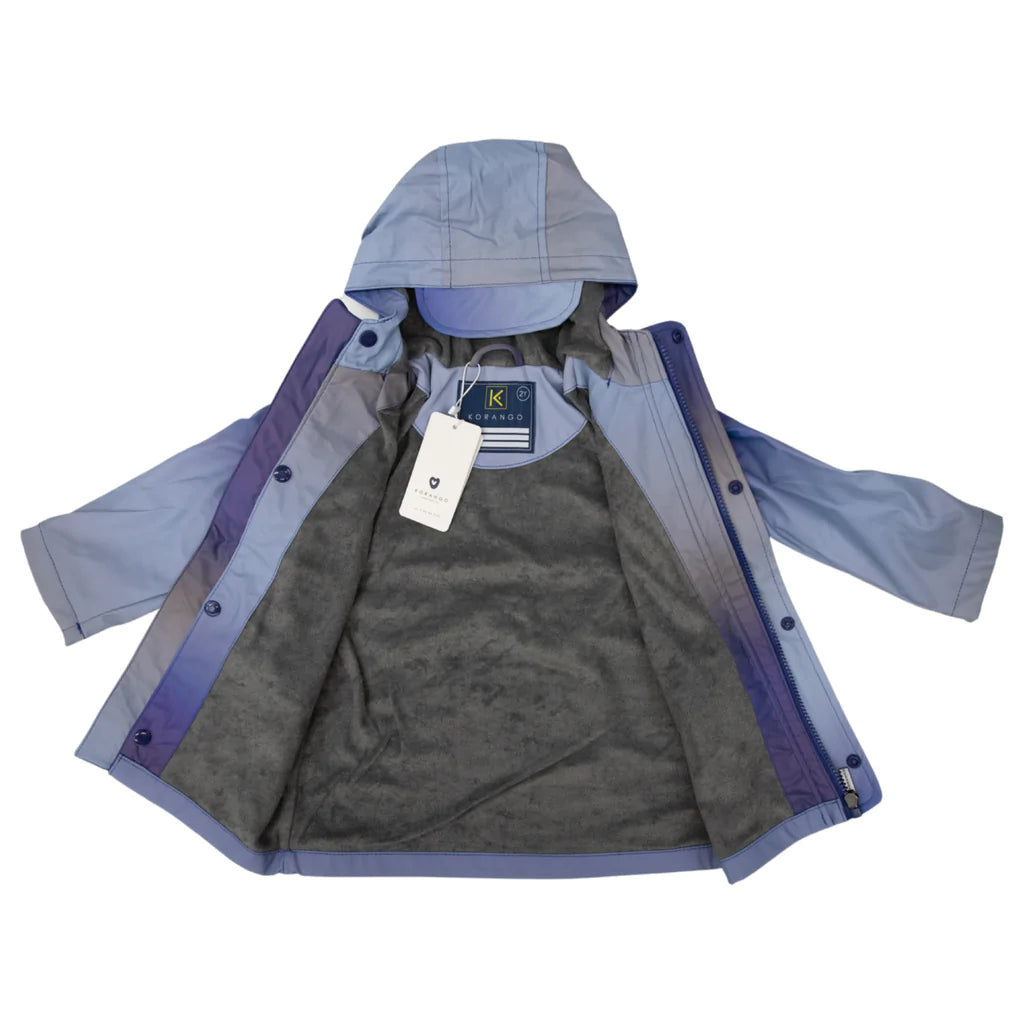 Korango- Rainwear Boys Multi Colour Raincoat Navy