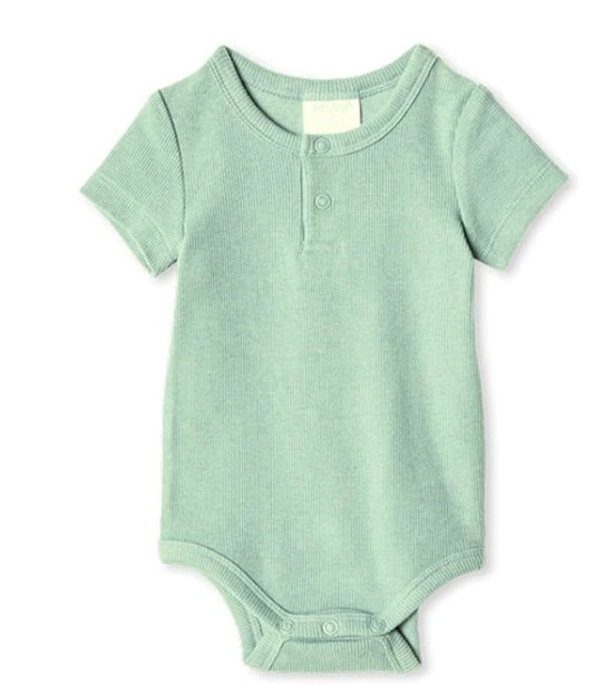 Milky- Green Rib Bubbysuit