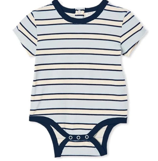 Milky- Blue Stripe Bubbysuit