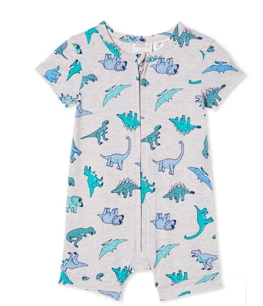 Milky- Dinosaur Zip Romper