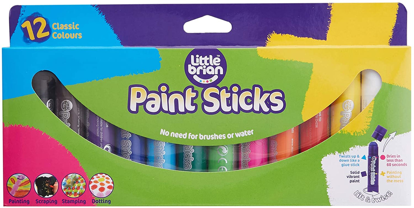 Little Brian Paint Sticks - Classic 12PK