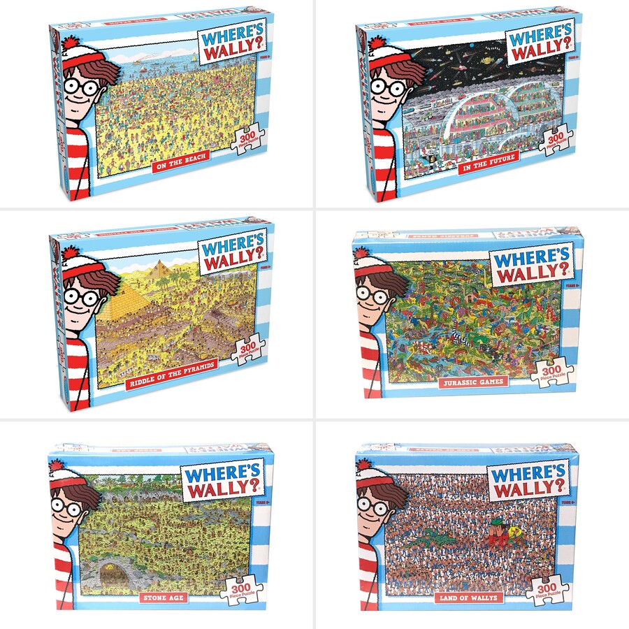 Where's Wally 300 Piece Puzzles- Assorted