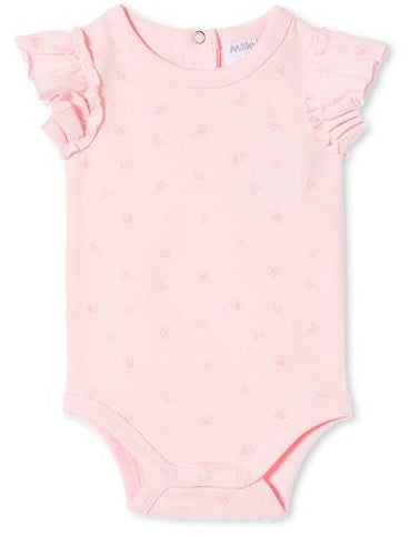 Milky- Rosebud Rib Bubbysuit